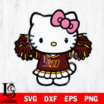 Washington Football Team Hello Kitty Cheerleader 3 Svg Eps Dxf Png File, Digital Download, Instant Download