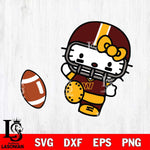 Washington Football Team Hello Kitty sport 12 Svg Eps Dxf Png File, Digital Download, Instant Download