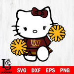 Washington Football Team Hello Kitty sport 4 Svg Eps Dxf Png File, Digital Download, Instant Download