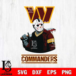 Washington Football Team Jason Voorhees 10 Svg Eps Dxf Png File, Digital Download