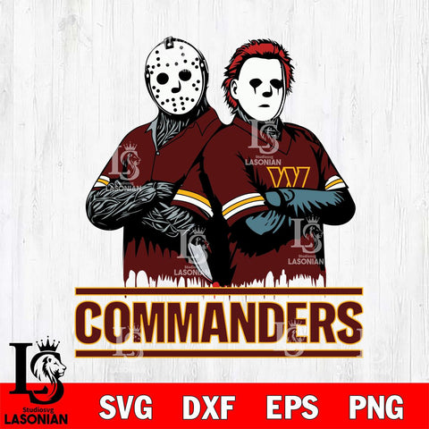 Washington Football Team Jason Voorhees 8 Svg Eps Dxf Png File, Digital Download