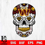 Washington Football Team Mexico Skull SVG 2