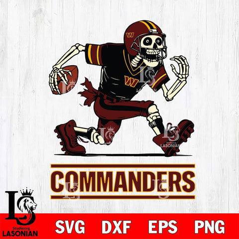 Washington Football Team Skeleton Football Svg Eps Dxf Png File, Digital Download