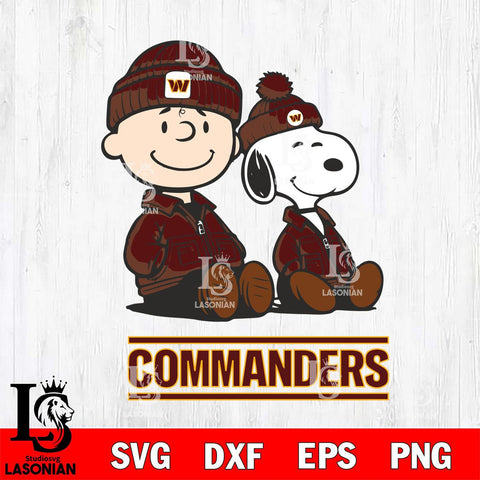 Washington Football Team Snoopy and Charlie Sport Svg Eps Dxf Png File, Cut file Digital Download ,Instant Download, Cricut File