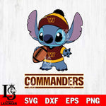 Washington Football Team Stitch Disney, Svg Eps Dxf Png File, Digital Download