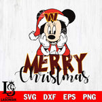 Washington Football Team mickey christmas 1 Svg Eps Dxf Png File, Digital Download, Instant Download