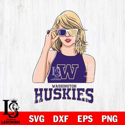 Washington Huskies And Taylor Swift Fan Svg Eps Dxf Png File, Digital Download, Instant Download