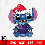 Washington Huskies Baby Stitch Christmas Svg Eps Dxf Png File, Digital Download, Instant Download