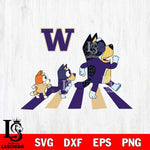 Washington Huskies Bluey 6 Svg Eps Dxf Png File, Digital Download, Instant Download