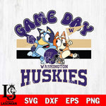 Washington Huskies Bluey & Bingo 9 Svg Eps Dxf Png File, NCAA svg, Digital Download, Instant Download