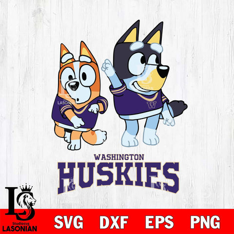 Washington Huskies Bluey Chilli Mode Dance Svg Eps Dxf Png File, Digital Download, Instant Download