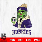 Washington Huskies Girls Grinch Bougie Svg Eps Dxf Png File, Digital Download, Instant Download