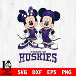 Washington Huskies Mickey Minnie Mouse rugby ball Svg Eps Dxf Png File, NCAA svg , File Cut , Digital Download , Instant Download, Cut Svg Files