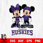 Washington Huskies Mickey Minnie Rugby ball Svg Eps Dxf Png File, NCAA svg , File Cut , Digital Download , Instant Download, Cut Svg Files