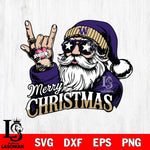 Washington Huskies Rock Santa Claus Football Svg dxf eps png pdf file,NCAA svg,Digital Download,Cricut file