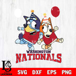 Washington Nationals Bluey & Bingo 11 Svg Eps Dxf Png File, MLB svg, Digital Download, Instant Download