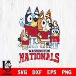 Washington Nationals Bluey & Bingo 14 Svg Eps Dxf Png File, MLB svg, Digital Download, Instant Download