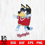 Washington Nationals Bluey Dad Dance Svg Eps Dxf Png File, Digital Download, Instant Download