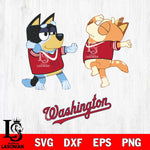 Washington Nationals Bluey Dance Svg Eps Dxf Png File, Digital Download, Instant Download