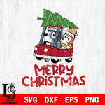 Washington Nationals Bluey Merry Christmas Svg Eps Dxf Png File, Digital Download