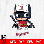 Washington Nationals Cute Batman MLB Svg Eps Dxf Png File,MLB File Cut ,Baseball Digital Download , Instant Download, Cut Svg Files