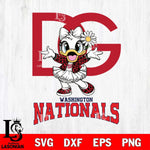 Washington Nationals Dolce And Gabbana Daisy Duck Disney Svg Eps Dxf Png File, Digital Download, Instant Download