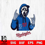 Washington Nationals Ghostface Svg Eps Dxf Png File, Digital Download, Instant Download