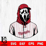 Washington Nationals Ghostface 4 Svg Eps Dxf Png File, Digital Download, Instant Download