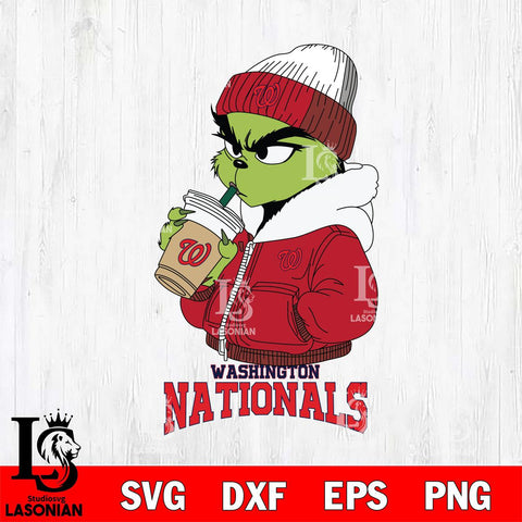 Washington Nationals Grinch Bougie Sport Svg Eps Dxf Png File, Digital Download, Instant Download