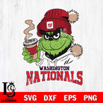 Washington Nationals Grinch Cofffe Hoodie Cut Files Cricut, Svg Dxf Eps Png file , Silhouette