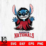 Washington Nationals Stitch Ghost Svg Eps Dxf Png File, MLB svg, Digital Download, Instant Download