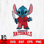 Washington Nationals Stitch Horror 2 Svg Eps Dxf Png File, MLB svg, Digital Download, Instant Download