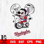 Washington Nationals Stitch Jigsaws Halloween Svg Eps Dxf Png File, Digital Download, Instant Download