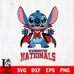 Washington Nationals Stitch Vampire halloween Svg Eps Dxf Png File, MLB svg, Digital Download, Instant Download