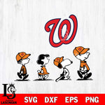 Washington Nationals snoopy Svg Eps Dxf Png File, Digital Download, Instant Download