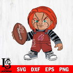 Washington State Cougars Chucky Horror 12 Svg Eps Dxf Png File, NCAA svg, Digital Download, Instant Download