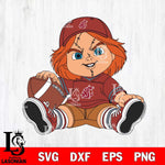 Washington State Cougars Chucky Horror 8 Svg Eps Dxf Png File, NCAA svg, Digital Download, Instant Download