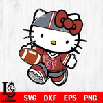 Washington State Cougars Cute Hello Kitty Football 9 Svg Eps Dxf Png File, NCAA svg, Digital Download, Instant Download