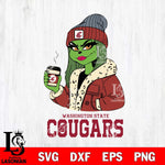 Washington State Cougars Girls Grinch Bougie Svg Eps Dxf Png File, Digital Download, Instant Download