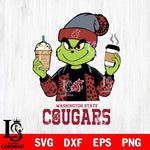 Washington State Cougars Grinch 2 coffee Svg Eps Dxf Png File, Digital Download, Instant Download