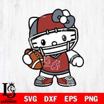 Washington State Cougars Hello Kitty sport 2 Svg Eps Dxf Png File, NCAA svg, Digital Download, Instant Download