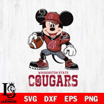 Washington State Cougars Mikey Mouse Disney, Svg Eps Dxf Png File, Digital Download