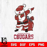 Washington State Cougars Santa Claus Ugly Svg dxf eps png pdf file,NCAA svg,Digital Download,Cricut file