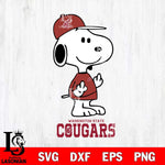 Washington State Cougars Snoopy Sport 8 Svg Eps Dxf Png File, Digital Download