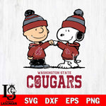 Washington State Cougars Snoopy Sport 9 Svg Eps Dxf Png File, Digital Download