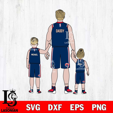 Washington Wizards Best Dad Ever , NBA Basketball ,Father day Svg Eps Dxf Png File, Digital Download, Instant Download