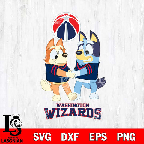 Washington Wizards Bluey Chilli Dance Svg Eps Dxf Png File, Digital Download, Instant Download