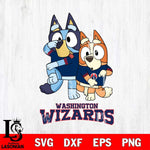 Washington Wizards Bluey Chilli Dance Mode Svg Eps Dxf Png File, Digital Download, Instant Download