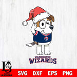 Washington Wizards Christmas Bluey Jack Sport Svg , Christmas Svg , Bluey svg , Digital Download, dxf eps png pdf file