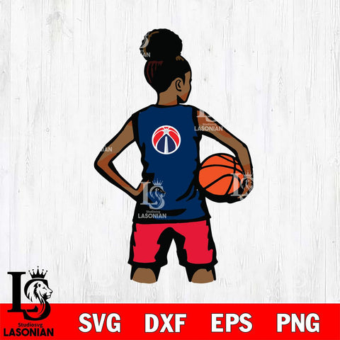 Washington Wizards Girls sport 10 Svg Eps Dxf Png File, Digital Download, Instant Download